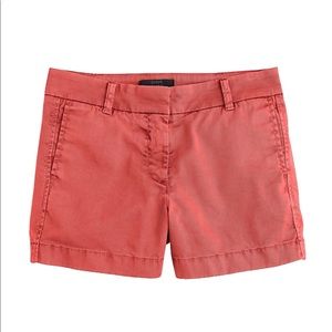 🧡 J. Crew Chino Shorts in Nantucket Red VGUC